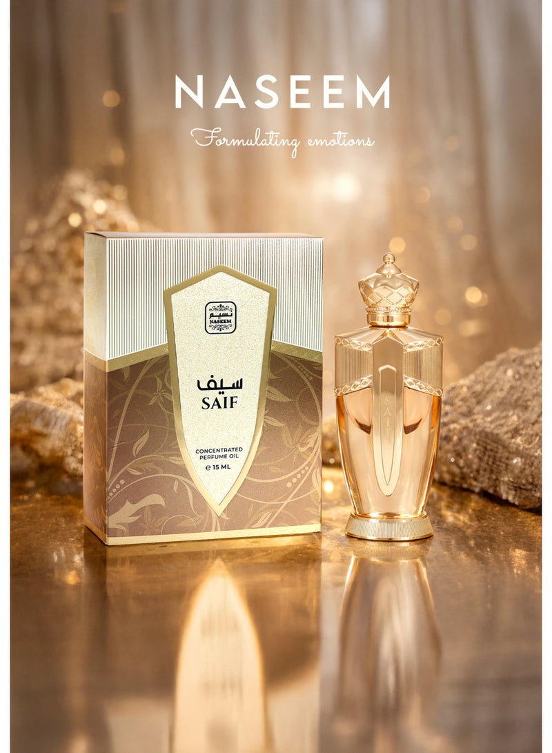 Naseem Saif Attar For Men and Women – 15ML - Image 3